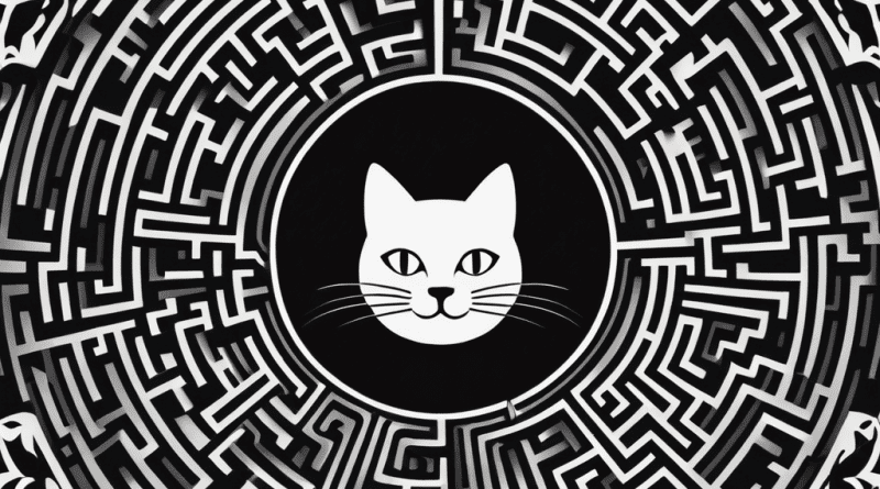 cat in a maze